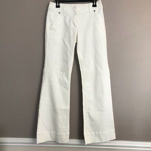 New York & Company white Trouser jeans
